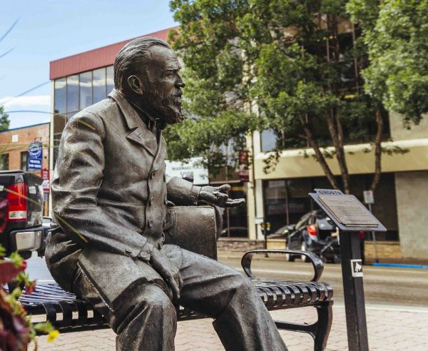 Reverend Leonard Gaetz Bronze