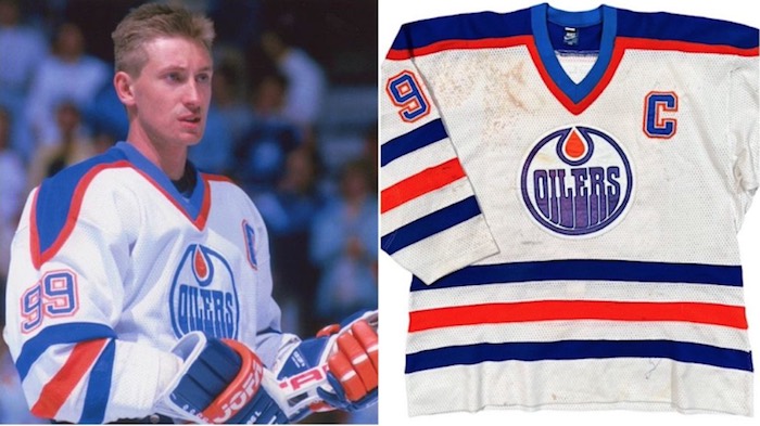 Wayne Gretzky's last Oilers jersey fetches record $1.452million