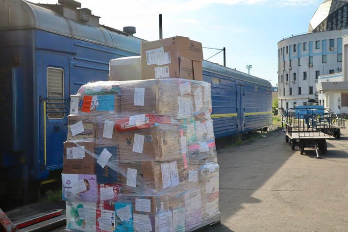 Humanitarian aid from the US to Ukraine